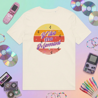 Vibe the Moment Graphic Tee – Retro, 100% Organic Cotton