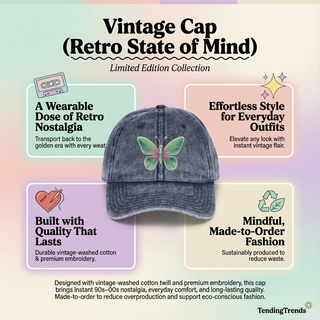 Playback FM Retro Embroidered Vintage Cap – Pink