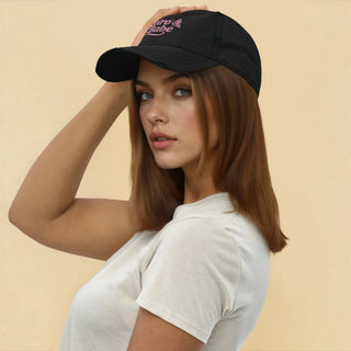 Retro Babe Distressed Dad Hat