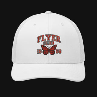 Flyer Club 1999 Retro Butterfly Trucker Hat – Y2K Nostalgia Mesh Cap