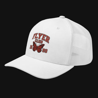 Flyer Club 1999 Retro Butterfly Trucker Hat – Y2K Nostalgia Mesh Cap