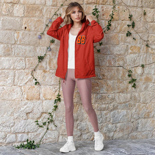 Fly Retro Live Loud - Retro Women Zip Up Windbreaker